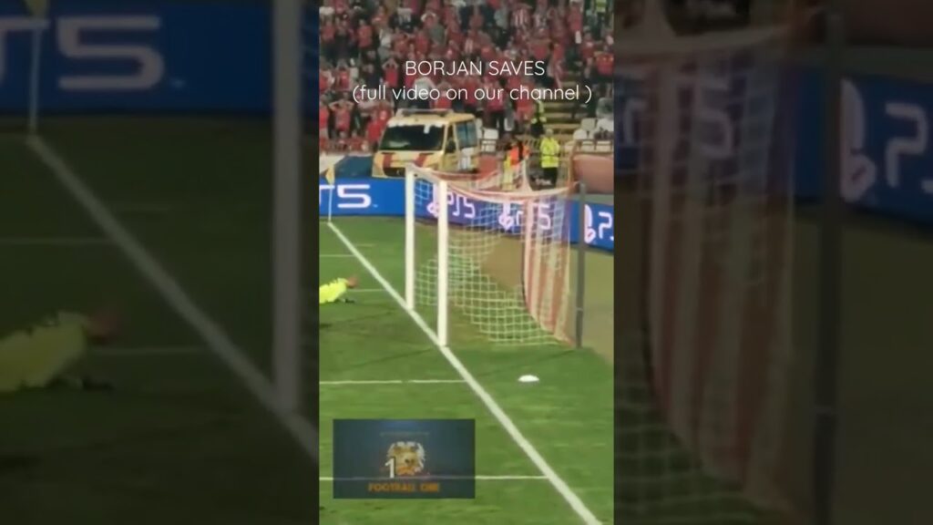 MILAN BORJAN Canadian goalkeeper saves | Crvena Zvezda Maccabi Haifa #football #sports #crvenazvezda
