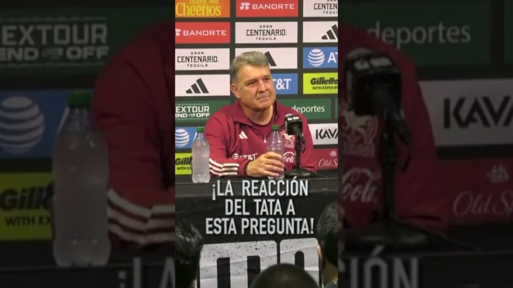 IMPERDIBLE reacción del Tata Martino a esta pregunta 😂 | #shorts
