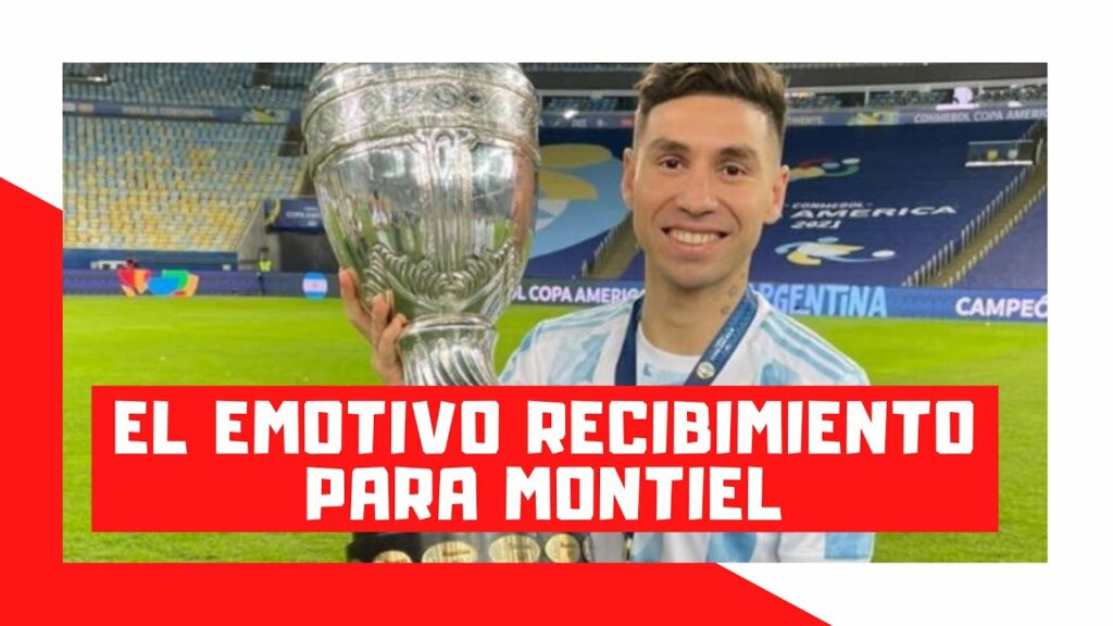 EL EMOTIVO RECIBIMIENTO PARA GONZALO MONTIEL TRAS OBTENER LA COPA AMÉRICA CON ARGENTINA