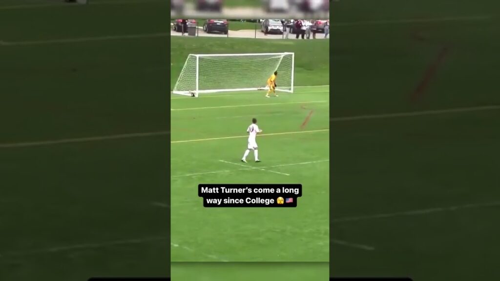 Matt Turner at the age of 14 in college