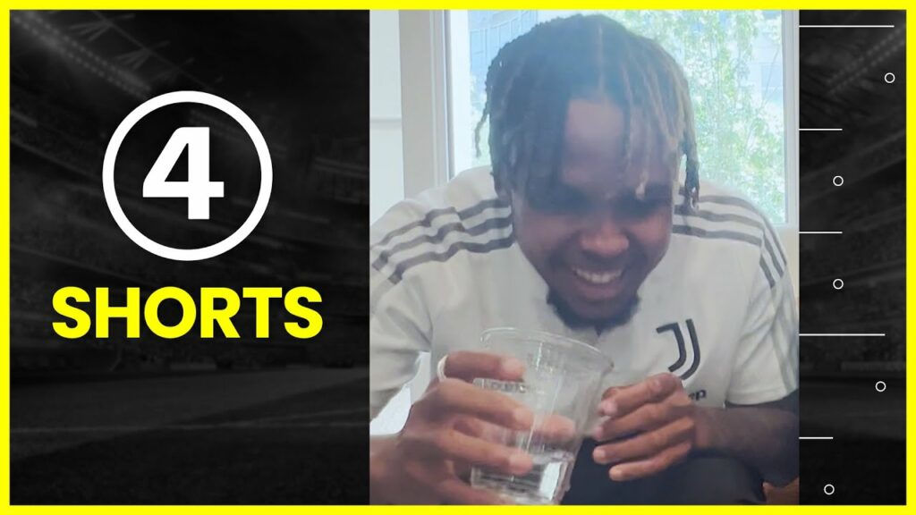Water Drip Challenge ft. Weston McKennie #shorts