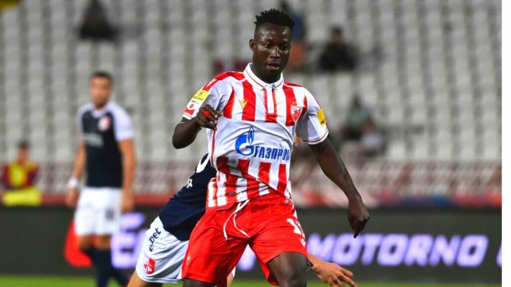 BLACK STARS WINGER OSMAN BUKARI SCORES HIS 6TH GOAL FOR RED STAR BELGRADE  ( 4 - 0 )