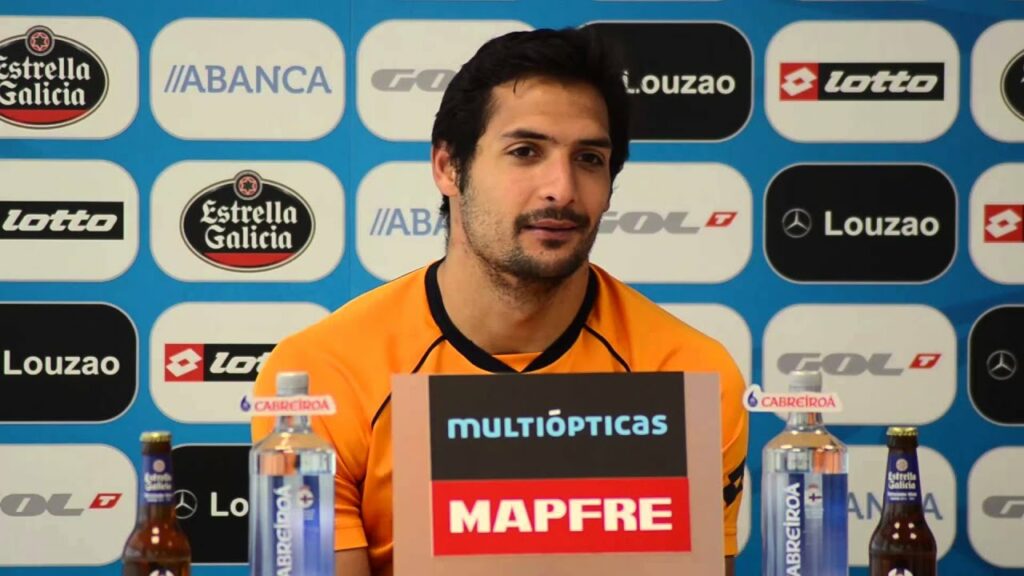 Rueda de prensa de Celso Borges en Abegondo 10.02.2015