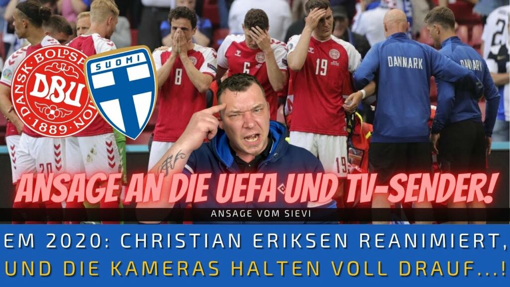 EM 2020: Christian Eriksen wird reanimiert und die Kameras halten voll drauf! ANSAGE AN DIE UEFA!
