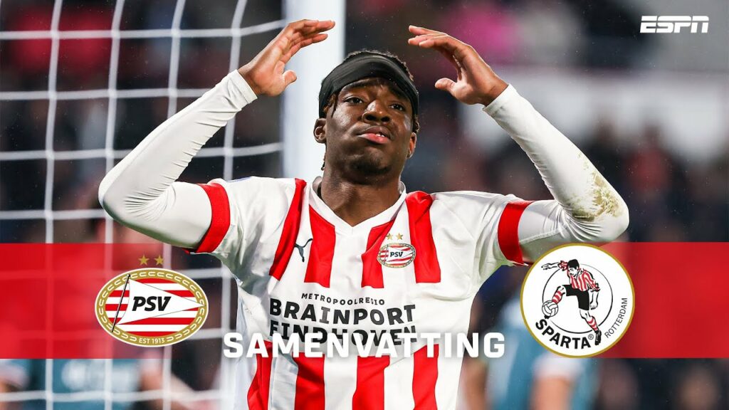 🫣 PIJNLIJK puntenverlies voor PSV in strijd om TITEL! | Samenvatting PSV - Sparta