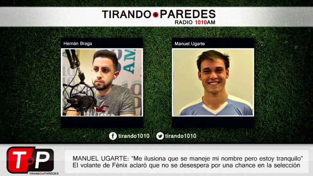 Manuel Ugarte: "Me ilusiona que se maneje mi nombre pero estoy tranquilo"