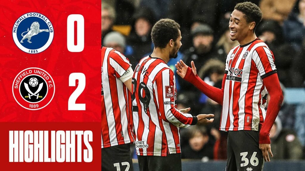 Jebbison & Bogle Goals send Blades through! 🔥 | Millwall 0-2 Sheffield United | FA Cup Highlights