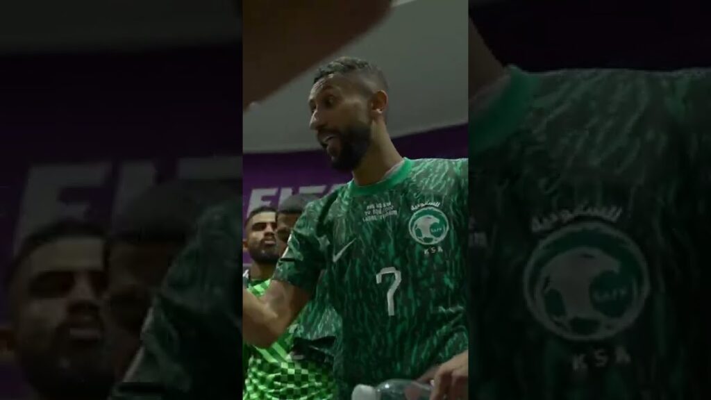 حديث قائد منتخب السعودية لاعبي قبل بدأ كاس العالم