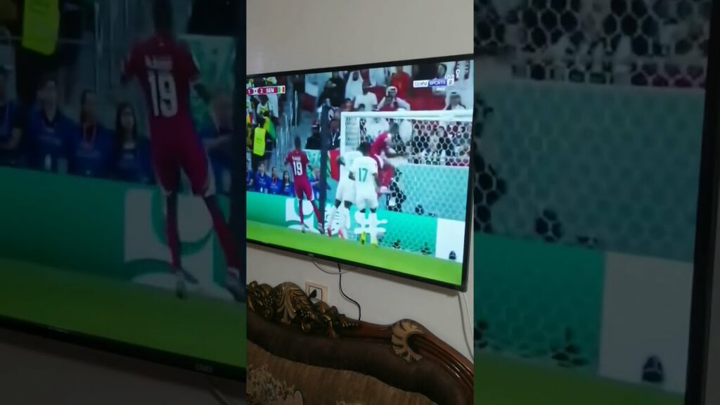 Qatar vs Senegal, muntari goal vs Senegal 1-2
