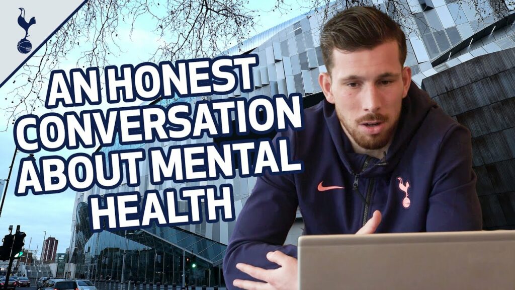 An honest conversation about mental health with Pierre-Emile Hojbjerg and local students