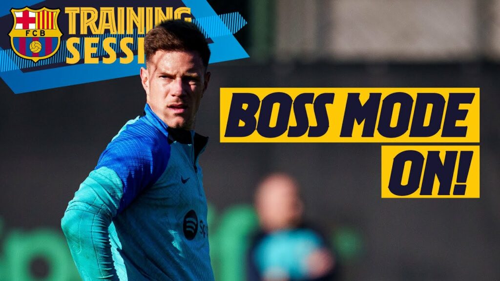 AMAZING SAVES from TER STEGEN in 5v5 MATCH ✈️✈️