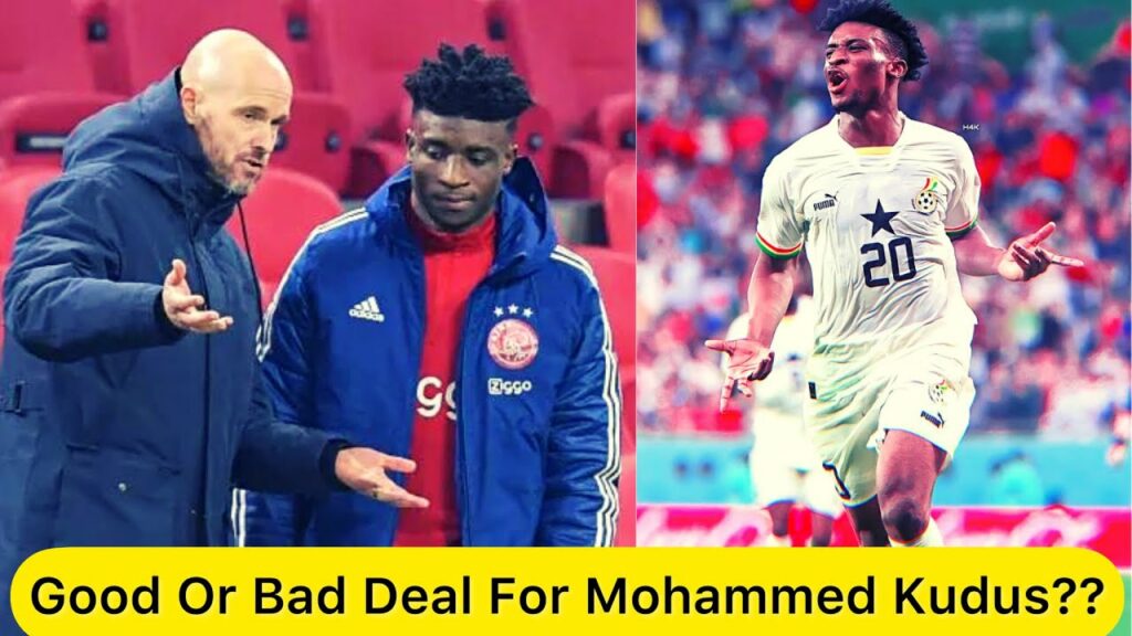 Mohammed Kudus To Man United To Replace Cristiano Ronaldo, Ghana Black Stars Player