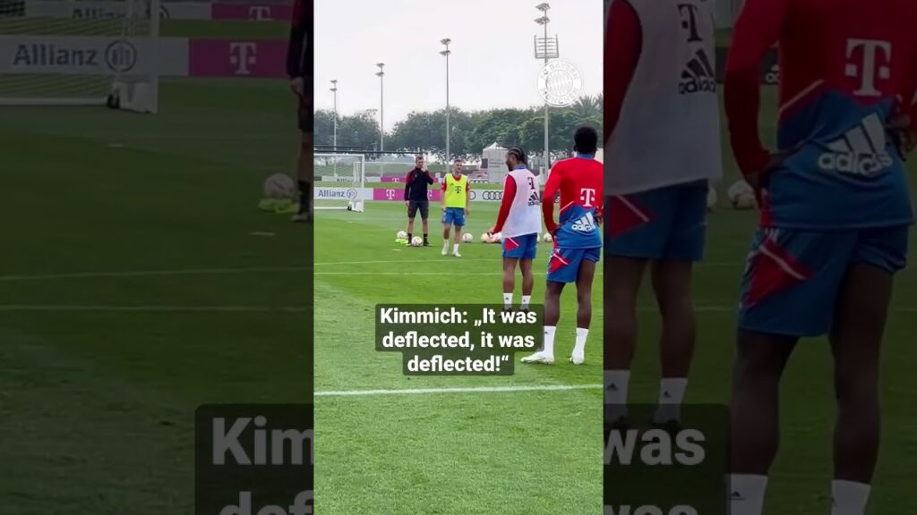 We clearly saw that it was deflected, Josh! 😂