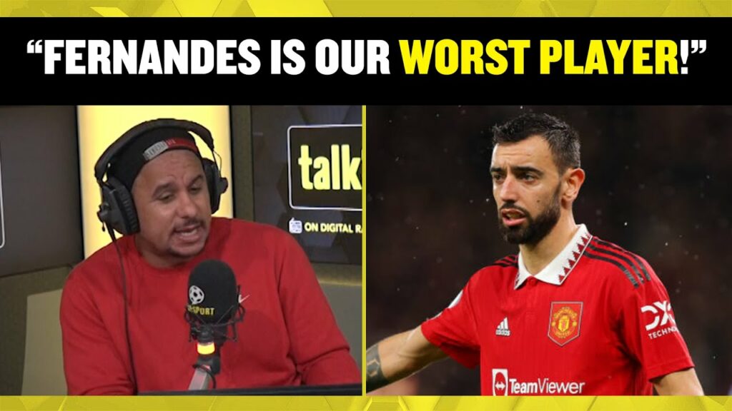 Is Fernandes a good role model? 👀 Gabby Agbonlahor and this Man United fan get in a HEATED DEBATE!
