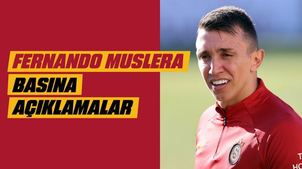 🎙️ Kaptanımız Fernando Muslera, akşam antrenmanı öncesinde basın mensuplarına açıklamalarda bulundu.