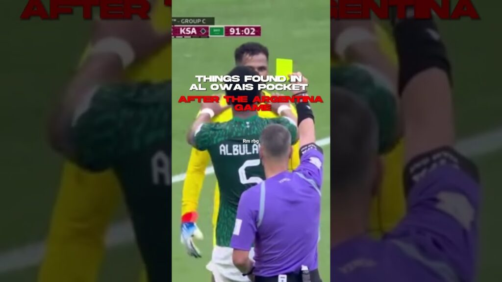 What Al owais had in his pocket after the game #shorts #fyp #trending