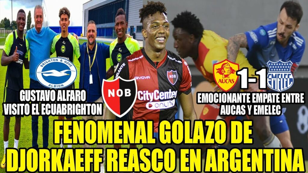 FENOMENAL GOLAZO DE DJORKAEFF REASCO! EMOCIONANTE EMPATE ENTRE AUCAS Y EMELEC Y MUCHO MAS FENOMENAL GOLAZO DE DJORKAEFF REASCO! EMOCIONANTE EMPATE ENTRE AUCAS Y EMELEC Y MUCHO MAS