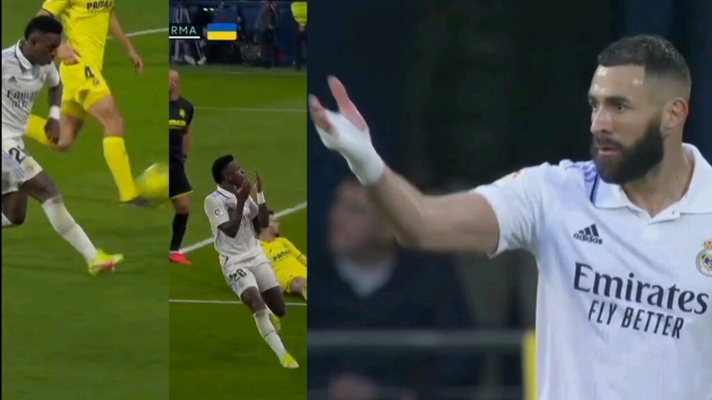 BENZEMA SE IRRITA COM VINI JR E RODRYGO POR PERDEREM GOLS FEITOS