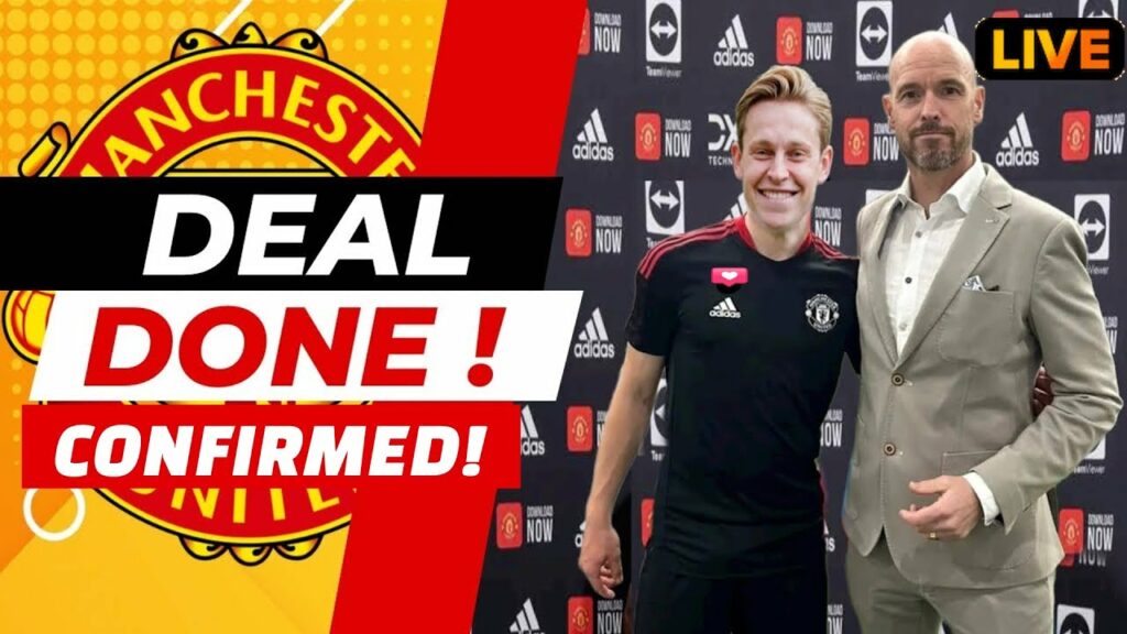 FRENKIE DE JONG Signs For United ✅Deal Cost 100€M 🔥 ▶️Deal Done Finally 😊 Man Utd Transfer News🔥