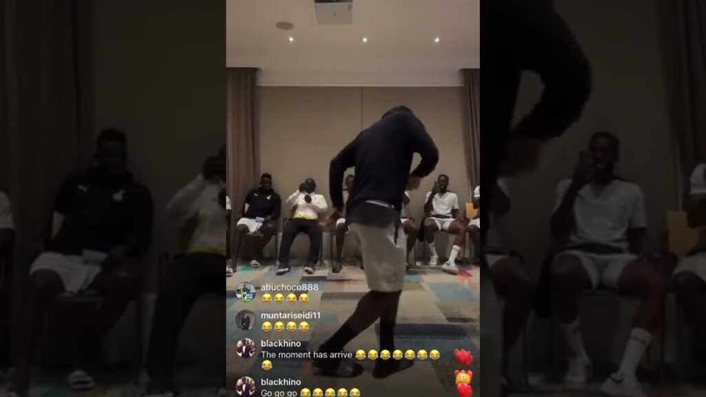 Mohammed Salisu dances in Black Stars camp
