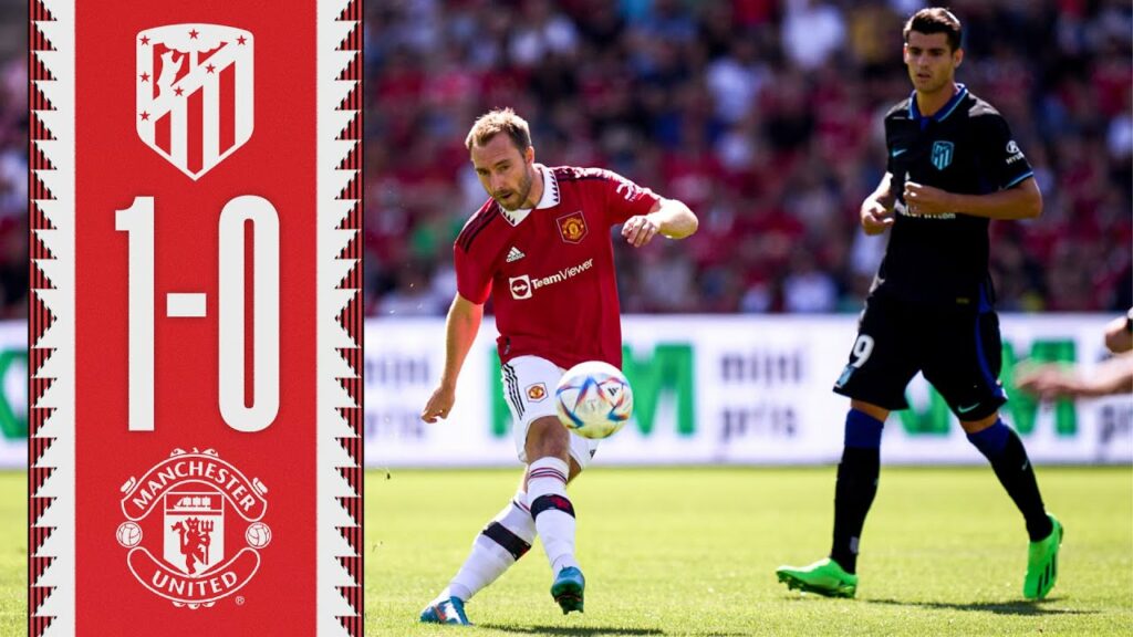 Christian Eriksen Makes United Debut 🔴 | Atletico Madrid 1-0 Man Utd