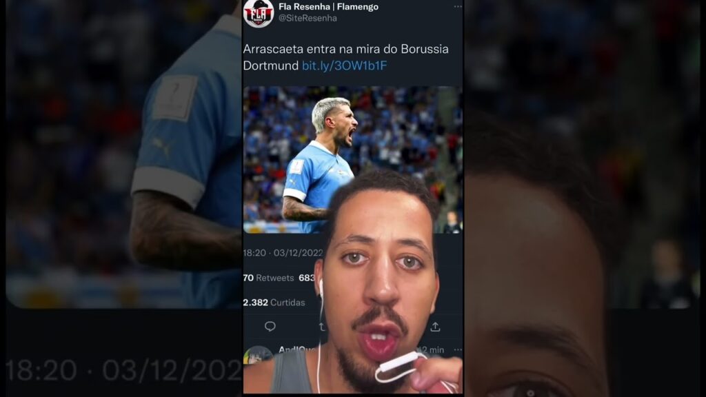 ARRASCAETA ESTÁ PRÓXIMO DE GIGANTE EUROPEU! #shorts