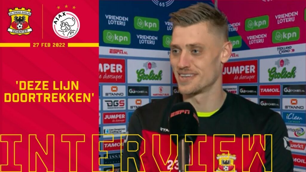 Andries Noppert: 'Groot compliment naar de spelersgroep en staf'