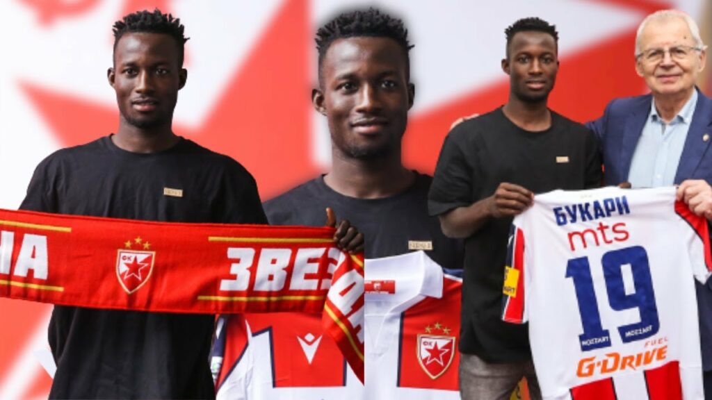 WATCH HOW OSMAN BUKARI WAS UNVEILED AS RED STAR BELGRADE PLAYER ☆ GIVEN JERSEY NO.19 ☆ FIRST WORDS🇬🇭