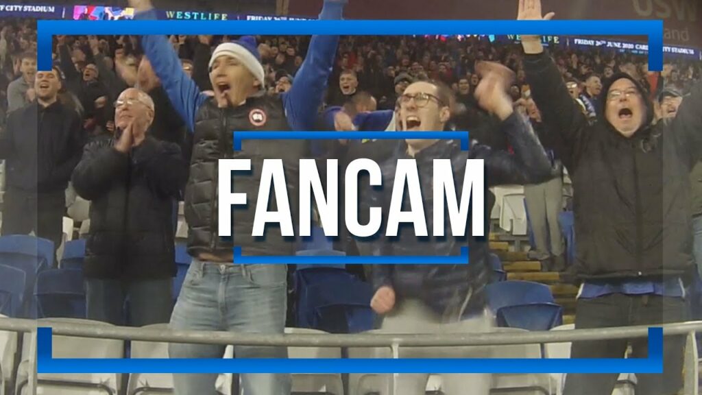FAN CAM | DANNY WARD GOAL vs BARNSLEY