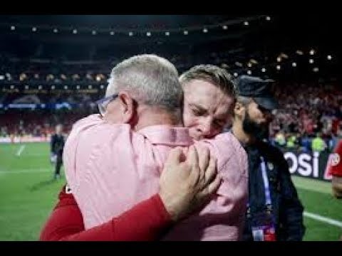 Jordan Henderson emotional moment with his Dad Champions League Final