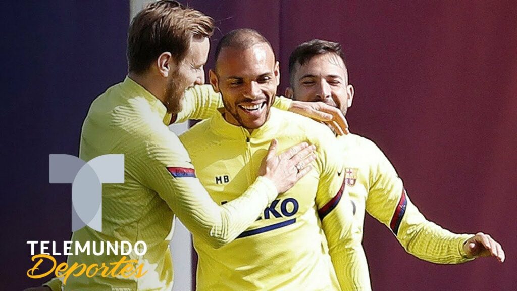 Martin Braithwaite no le dijo ni a su esposa que lo ficharía el Barcelona | Telemundo Deportes