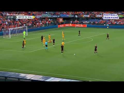 Noa Lang rechnet mit einem Torschuss, Niederlande-Wales, UEFA Nations League 2022