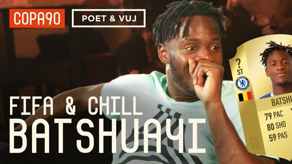 Exclusive: Batshuayi Reacts to his FIFA 18 Rating | FIFA and Chill ft. Poet and Vuj