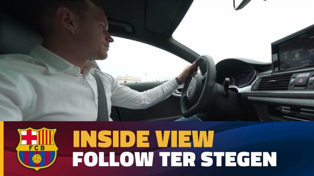 [BEHIND THE SCENES] Inside view with Ter Stegen on the day he signs his contract renewal with Barça