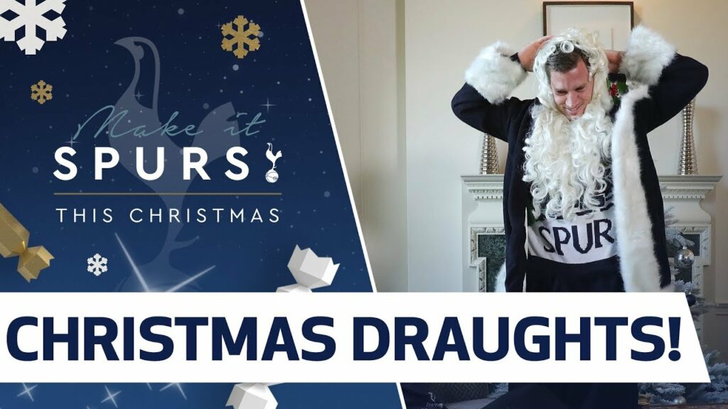 SPURS CHRISTMAS DRAUGHTS | Ft. Jan Vertonghen, Ben Davies and Kyle Walker-Peters!