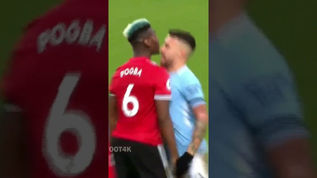 Pogba fights Nicolás Otamendi#TAAFootball #shorts #football