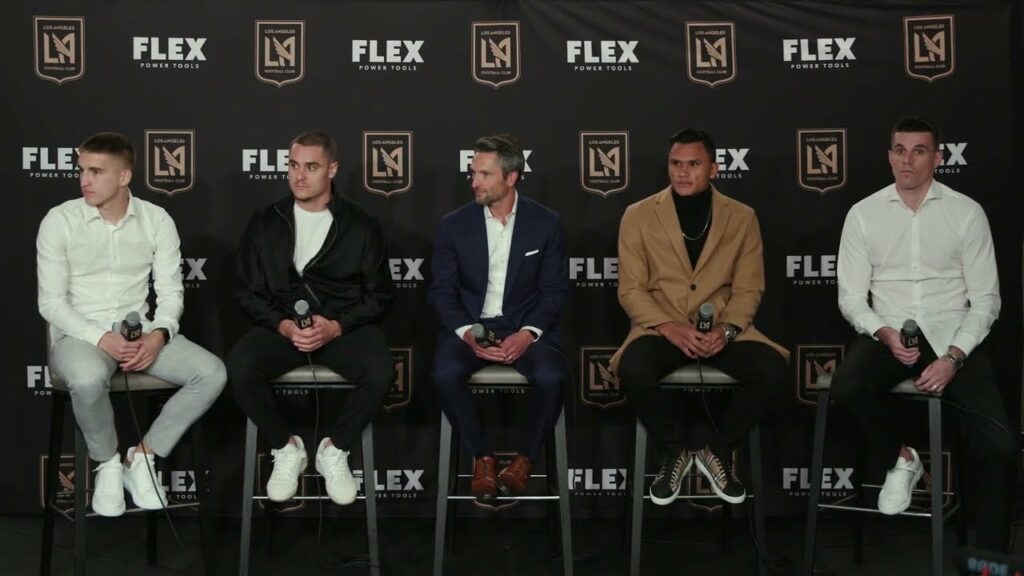 Stipe Biuk, Aaron Long, Denil Maldonado, And Eldin Jakupović Introductory Press Conference