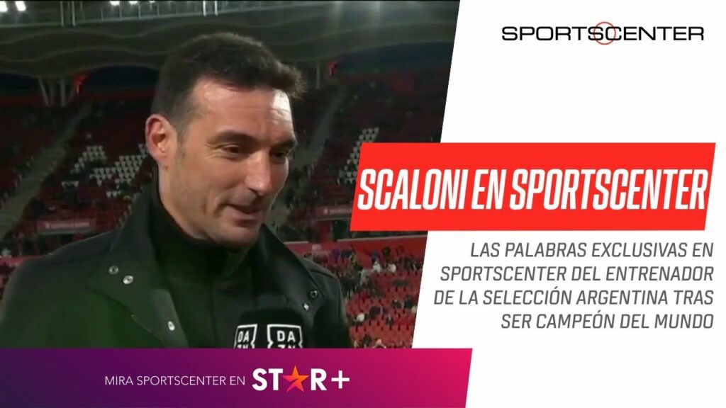 "SABÍAMOS QUE SE PODÍA DAR": Lionel #SCALONI en EXCLUSIVA desde su HOMENAJE en España