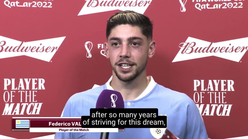 Uruguay v Korea Republic | @budweiser Player of the Match - Federico Valverde | #FIFAWorldCup