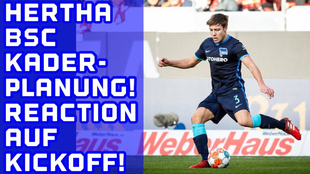 Kaderplanung für Hertha BSC mit günstigen Spielern! Reaction auf @KickOffYT