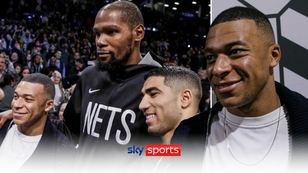 BEHIND THE SCENES | Mbappé and Hakimi at the Brooklyn Nets ⚽🏀