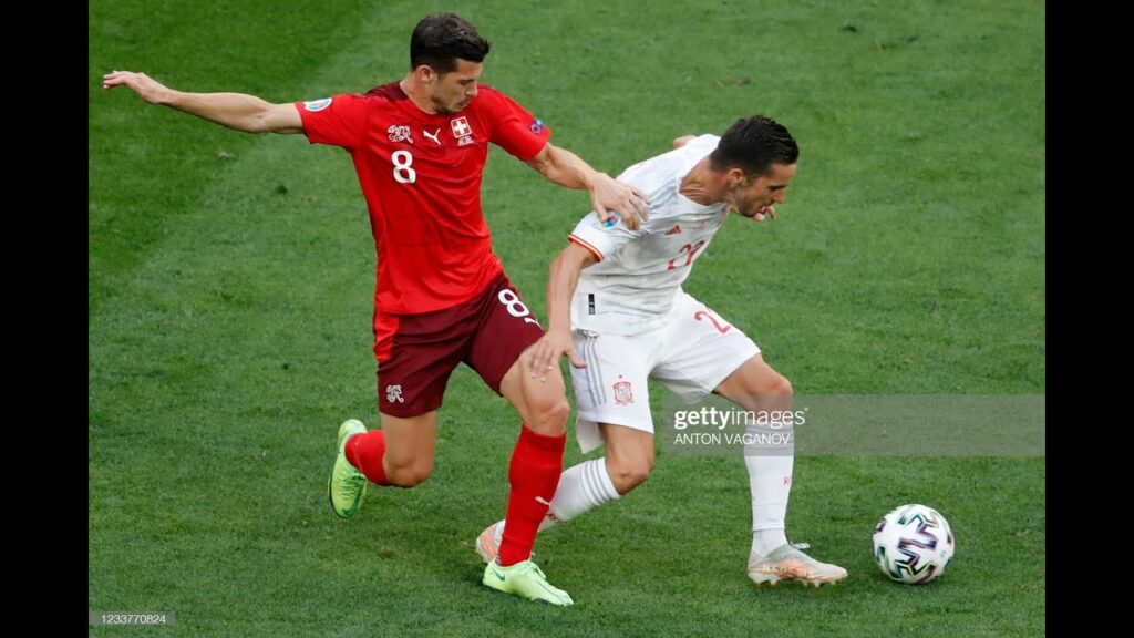 Remo Freuler Red Card Switzerland vs Spain 1-1