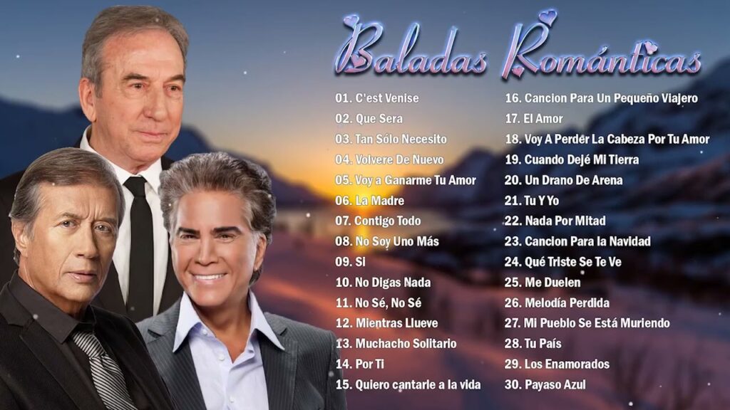 JOSÉ LUIS PERALES, JOSÉ MARÍA NAPOLEÓN, JOSÉ LUIS RODRÍGUEZ ÉXITOS SUS MEJORES CANCIONES ROMANTICAS
