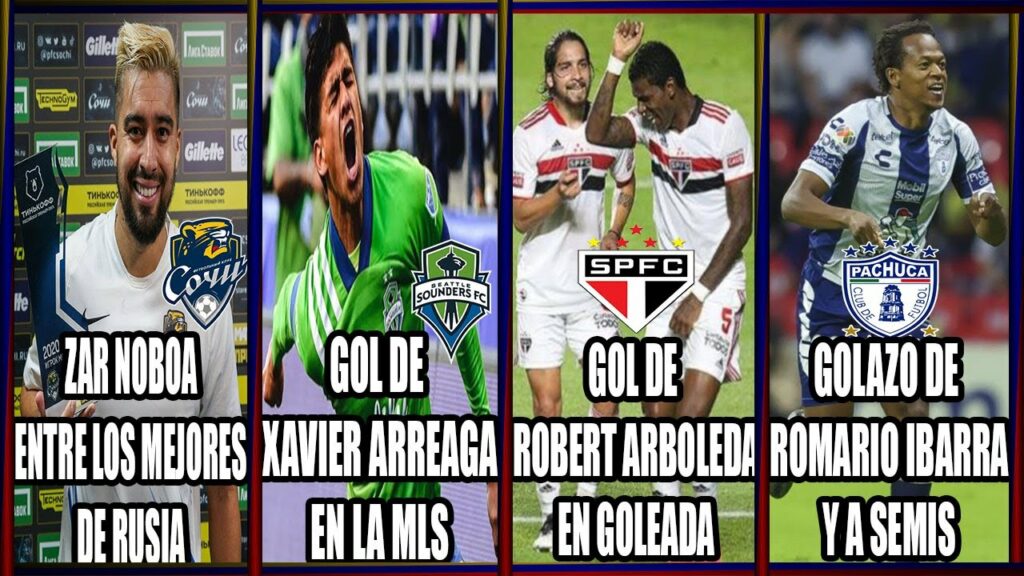TREMENDO! GOLAZOS XAVIER ARREGA, ROBERT ARBOLEDA, ROMARIO IBARRA, BRAYAN ANGULO! NOBOA TOP EN RUSIA!