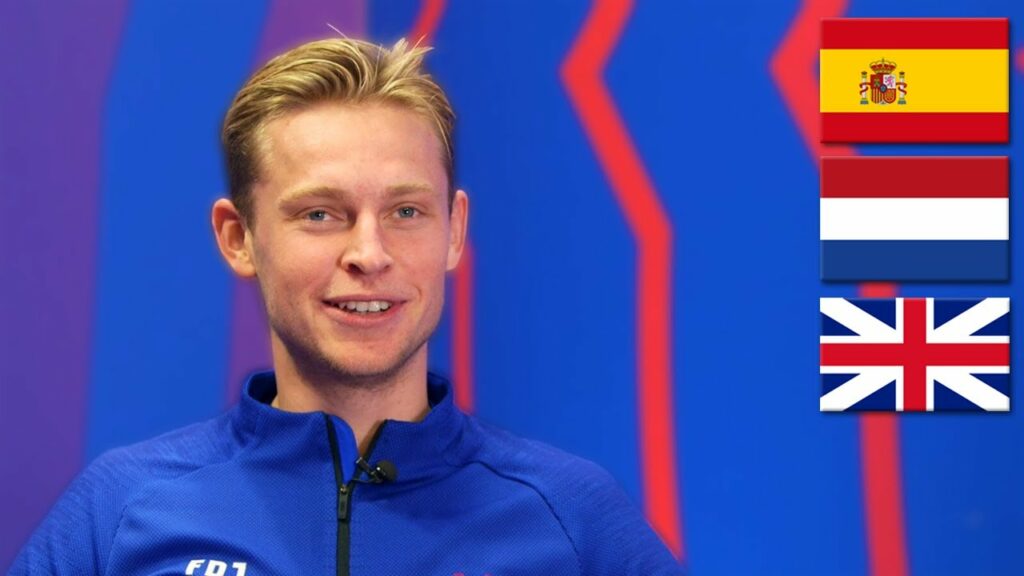 Frenkie de Jong Speaking 3 Different Languages