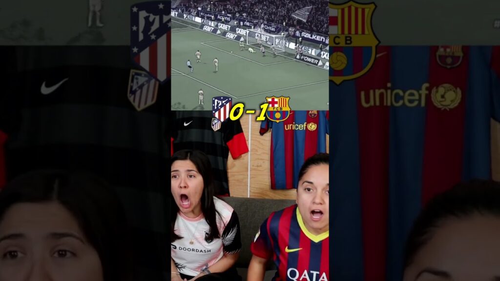 SALVADA de RONALD ARAÚJO vs ATLÉTICO de MADRID 😨 #shorts