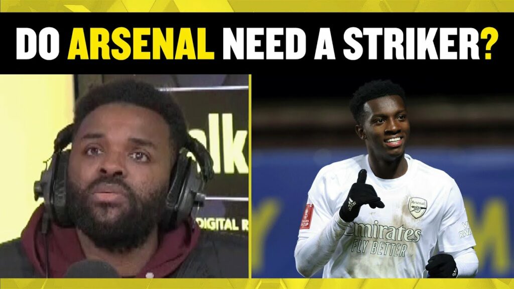 This Arsenal fan wants to sign another striker & says G. Jesus & Nketiah isn't enough! 👀⚽