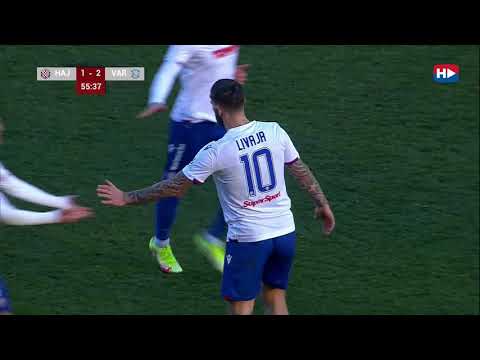 56' GOL! (Livaja) | Hajduk - Varaždin 2:2