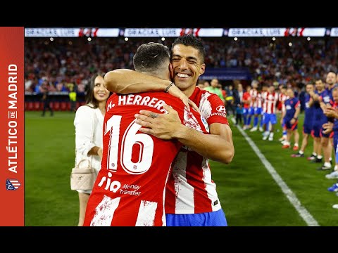 Homenaje a Herrera y Suárez en el Wanda Metropolitano