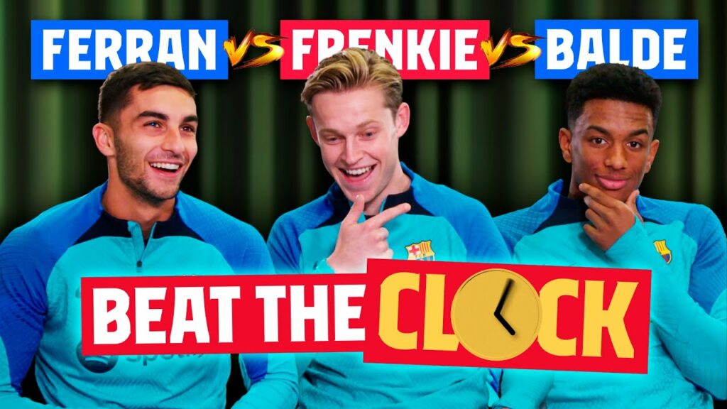 FERRAN vs DE JONG vs BALDE | EPIC BEAT THE CLOCK (SPANISH SUPER CUP EDITION!) 🔥